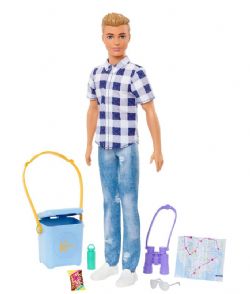 BARBIE VIVE LE CAMPING - POUPÉE KEN AVEC ACCESSOIRES